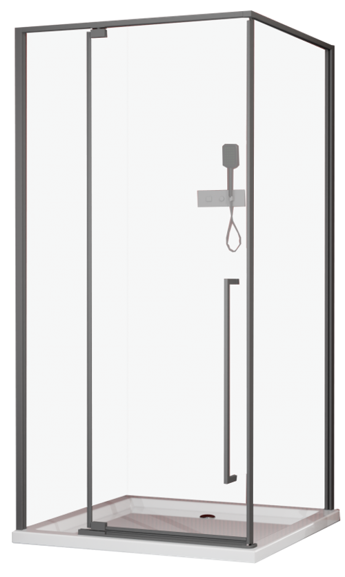Ограждение душевое ESBANO ESA-108PS-GM 100x80x195
