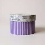 Плотная короткая круглая коробка(без ручек). Цвет: Лаванда.