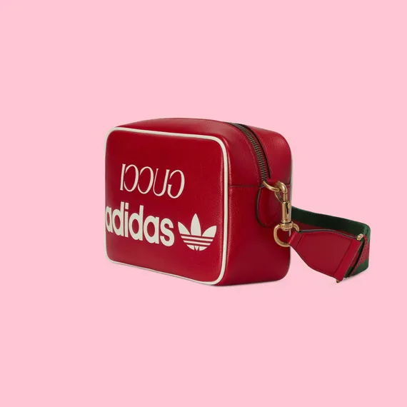 Маленькая сумка на плечо Adidas X Gucci красный