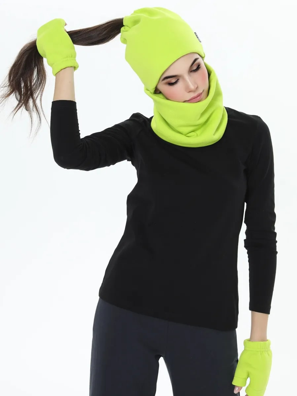 Снуд унисекс из футера с начесом