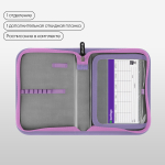 Пенал 1 отделение, 200*140*40 Berlingo "Purple Magic", дополнительная откидная секция, полиэстер