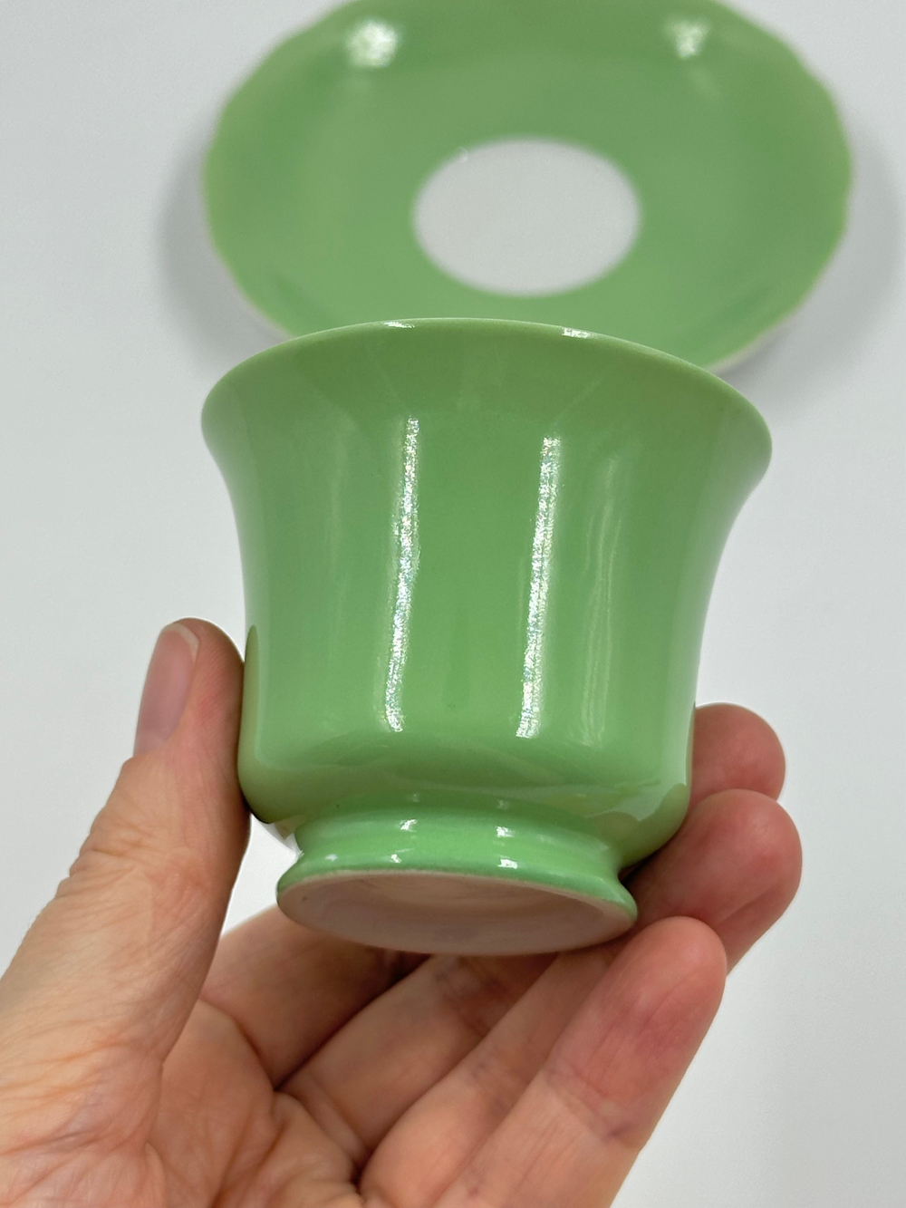 Кофейная пара зелёная Loučky