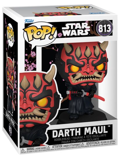 Фигурка Funko POP! Bobble Star Wars SWI Darth Maul (813) 90294 / Фигурка Фанко ПОП! по мотивам вселенной "Звездные войны", Дарт Мол