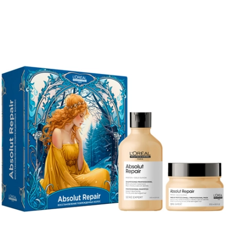 Набор для сильно поврежденных волос (шампунь 300 мл + маска 250 мл) ABSOLUT REPAIR