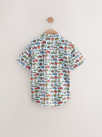 Рубашка с коротким рукавом для мальчика Next E95-434, Голубой