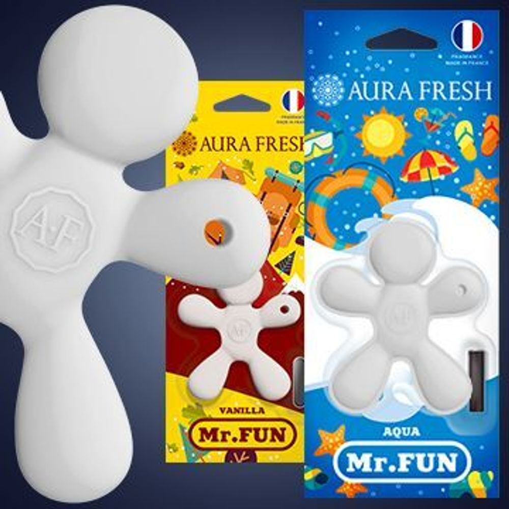 Аром-р AURA FRESH MR.FUN Black, кор.-36 шт.