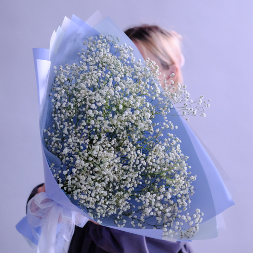Купить Букет из гипсофилы «‎Облако»