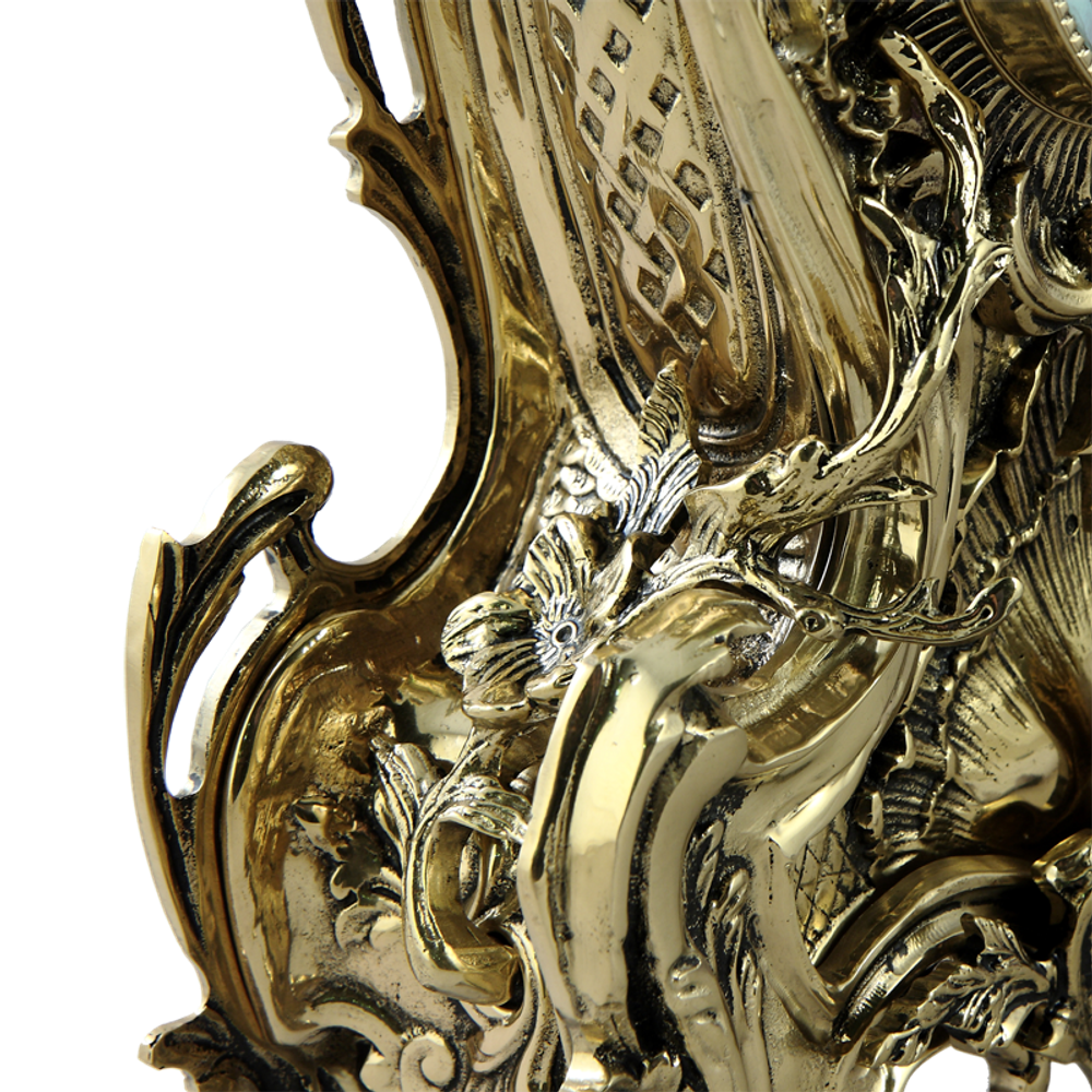 Bello De Bronze Часы Конша, золото