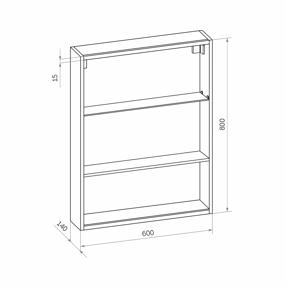 Зеркала-шкафы Reflexion Box RF2421BL