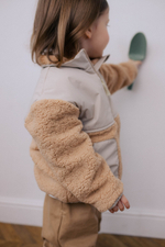 Куртка демисезонная из шерпы (сливочный)