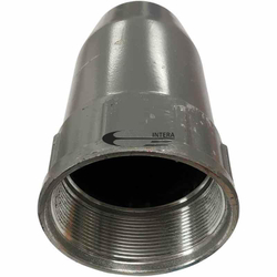 Колпак универсальный на баллон металл (силуминовый) серый