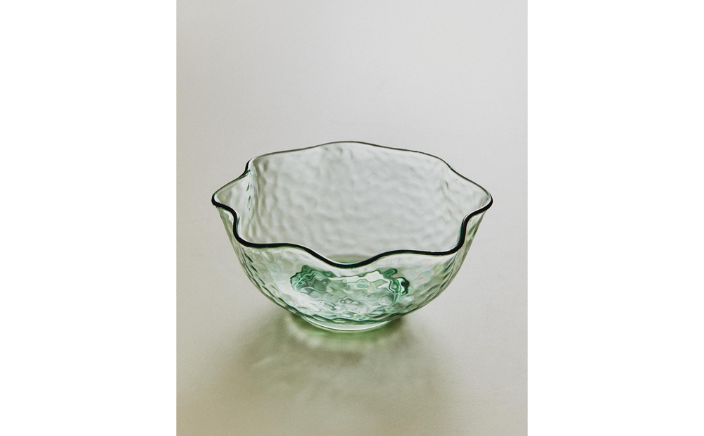 Zara Home миска из пластика, цвет зелёный, 17.8 см