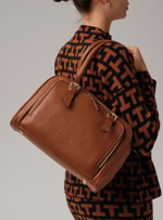 Кожаная сумка Deboro 30375 фундук