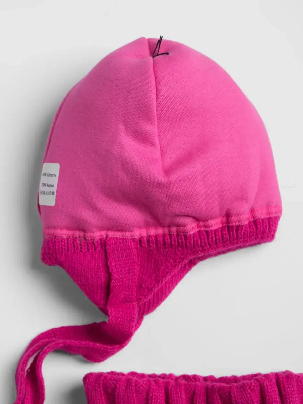 Зимняя шапка для девочки и снуд