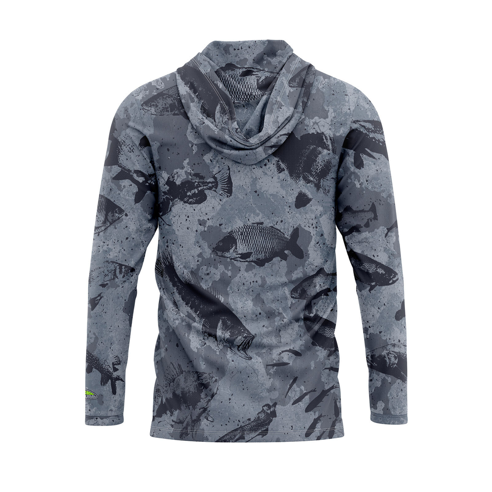 Джерси Аквафиш Серый с рукавом под палец