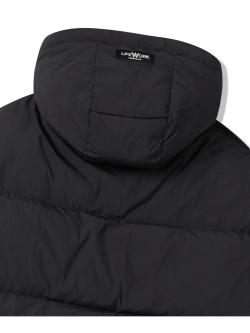 Куртка с капюшоном и двойным воротником