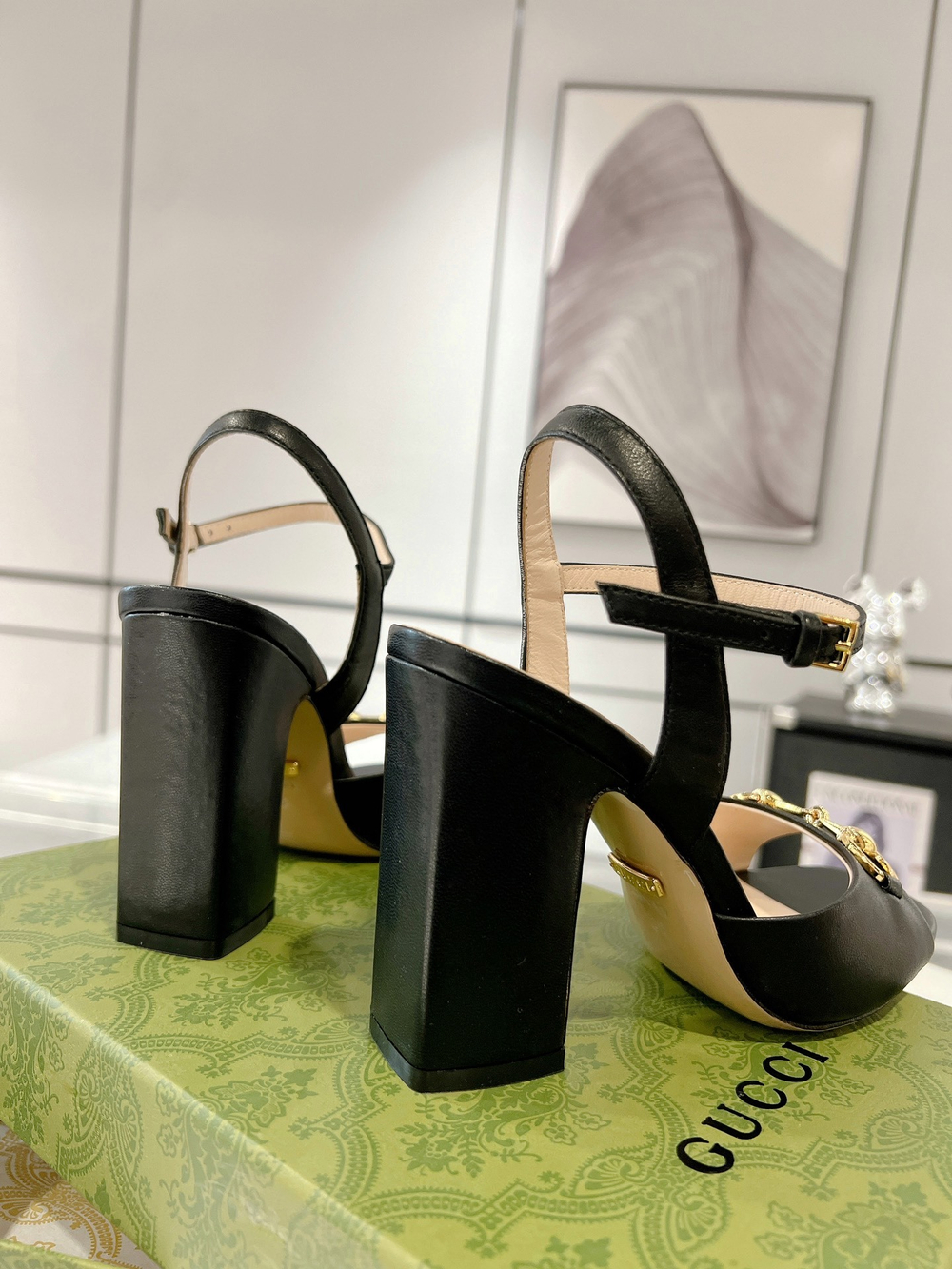 Gucci Horsebit Sandal 9.5 cm