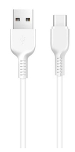 Шнур USB - Type-C  3,0Ам/1,0м белый HOCO X20 #228