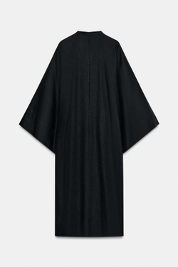 ZARA ПЛАТЬЕ-ТУНИКА С НАВЕСНЫМИ ПЕТЛЯМИ — ZW COLLECTION, ЧЕРНЫЙ