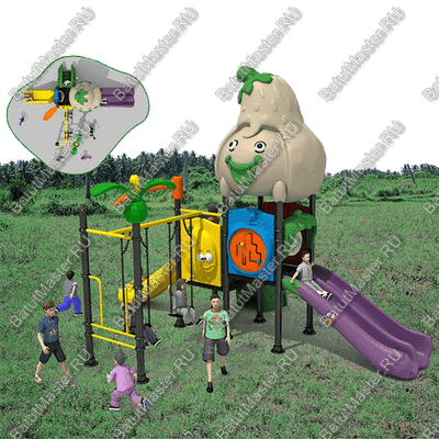 Детская игровая площадка «Весёлый сад»