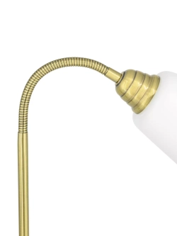 Торшер напольный с гибкой стойкой и абажуром