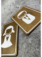 Табличка Туалет