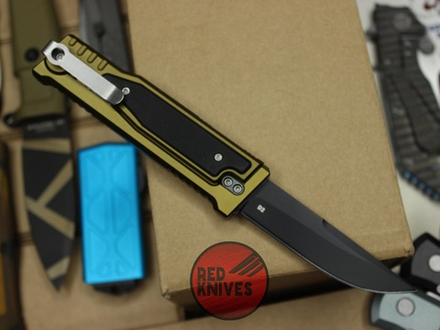 Нож Reate BRONZE Exo S/E V.2025 - бронзовое анодирование, черный клинок