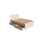 МС Мадера Кровать с ящ. К1.6М с дсп 1600*2000 б/м. (лдсп кашемир)