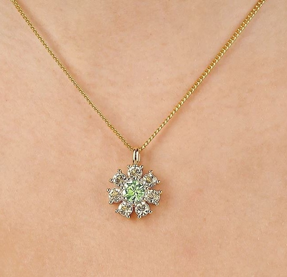 Колье Dyrberg Kern DELISE SG LIGHT GREEN/GOLDEN 440035