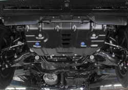 Защита радиатора Rival для Lexus GX 460 (V - 4.6) 2009-2013 2013-н.в./Toyota Land Cruiser Prado 150 (V - 2.7; 3.0D; 4.0) 2009-2013/Toyota Land Cruiser Prado 150 рестайлинг (V - 2.7; 2.8D; 3.0D; 4.0) 2013-2017/Toyota Land Cruiser Prado 150 рестайлинг (V - 2.7; 2.8D; 4.0) 2017-2020 2020-н.в., сталь 1.8 мм, с крепежом, штампованная, 111.9516.1