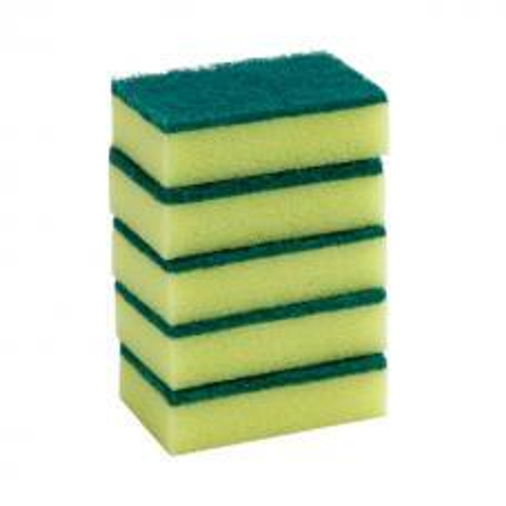 Губка для мытья посуды Antibacterial (5шт)