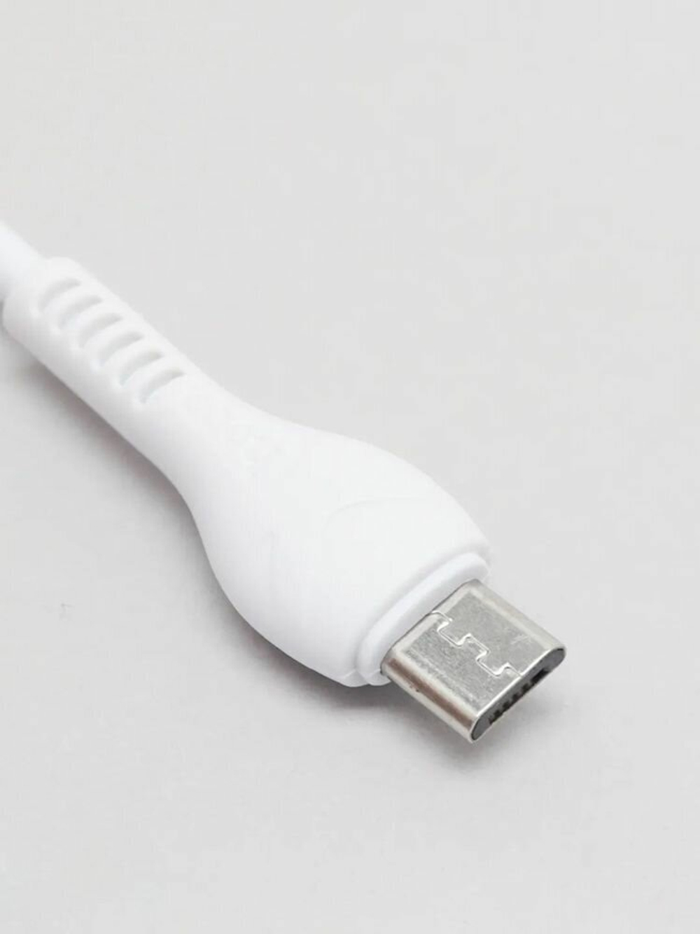 Кабель USB - микро USB HOCO X37 Cool power, 1м, 2.1A, белый