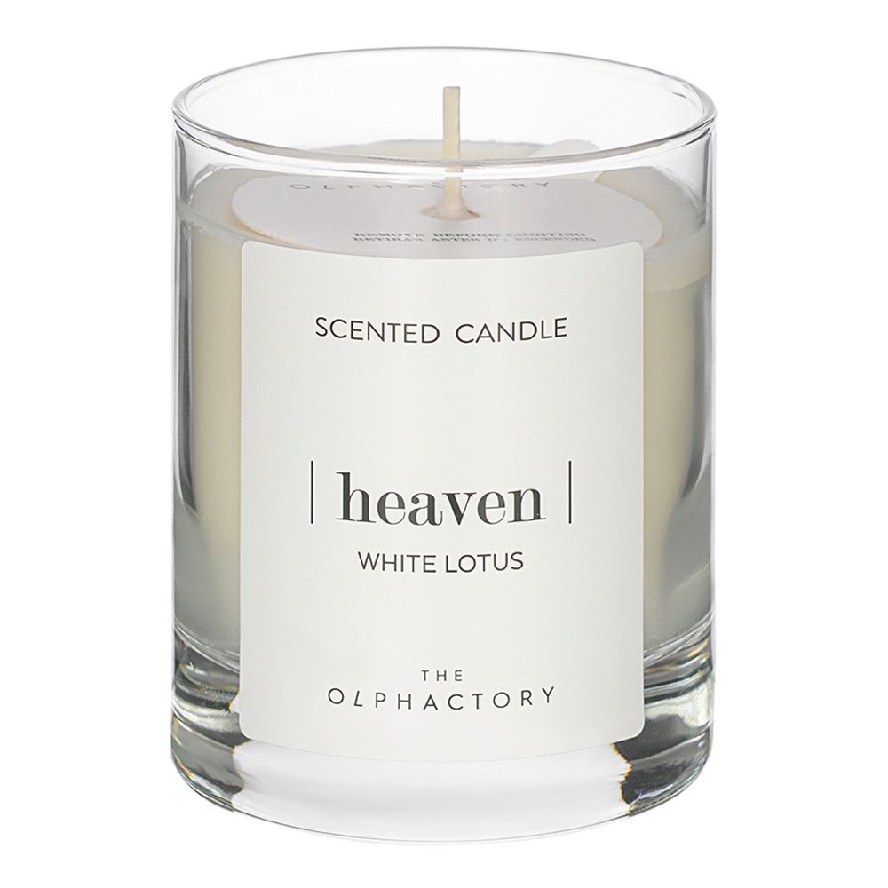 Свеча ароматическая The Olphactory, Heaven, White Lotus (новая), 40 ч