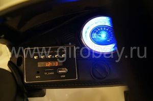 Детский электромобиль River Toys LAMBO E002EE белый фото №5