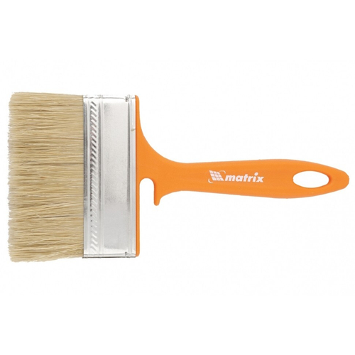 MATRIX Кисть флейцевая "Фасад" Color Line 120х12мм натуральная щетина пластиковая ручка
