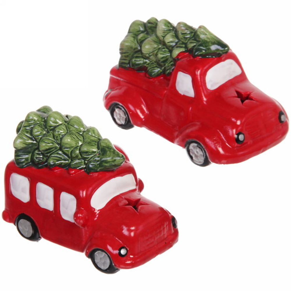 Фигурка с подсветкой Miracle «Новогодний автомобиль» 7*9 см