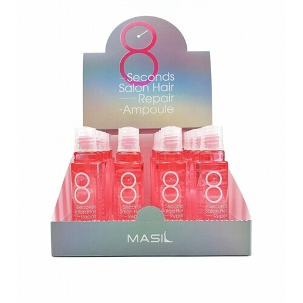 [Masil] 8 Seconds salon essence hair repair ampoule - Маска-филлер для восстановления волос, 15 мл