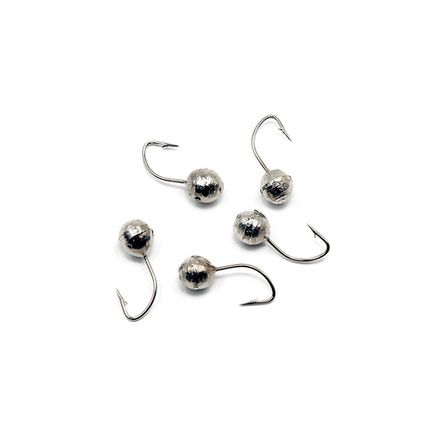 Мормышка вольф. точеная "ЯМАН" Дробь с отв., р.4, вес 0,7, цв. никель