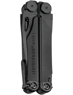 Мультитул Leatherman Wave Plus Black, 18 функций, черный, нейлоновый чехол