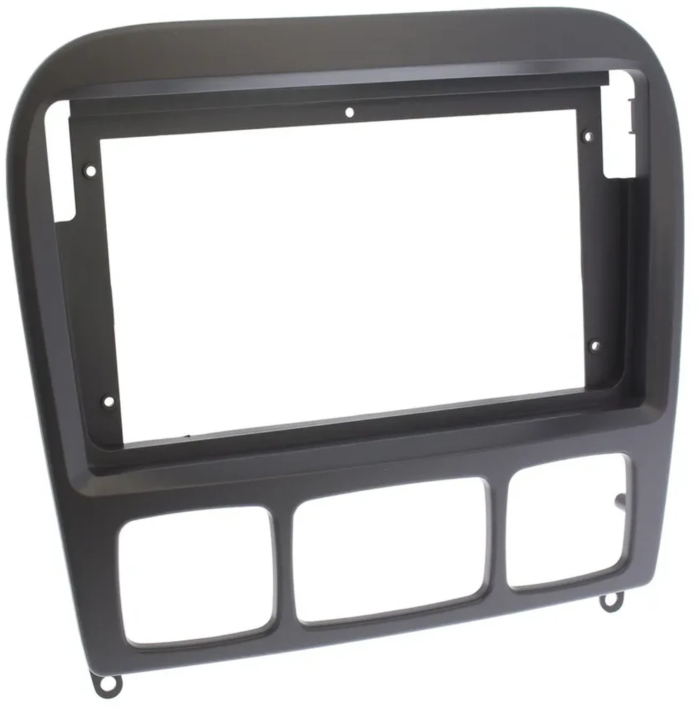 Магнитола для Mercedes-Benz S W220 1998-2005 (рамка черная) - Teyes CC3-2K монитор 13" 2K QLED на Android 10, ТОП процессор, CarPlay, 4G SIM-слот