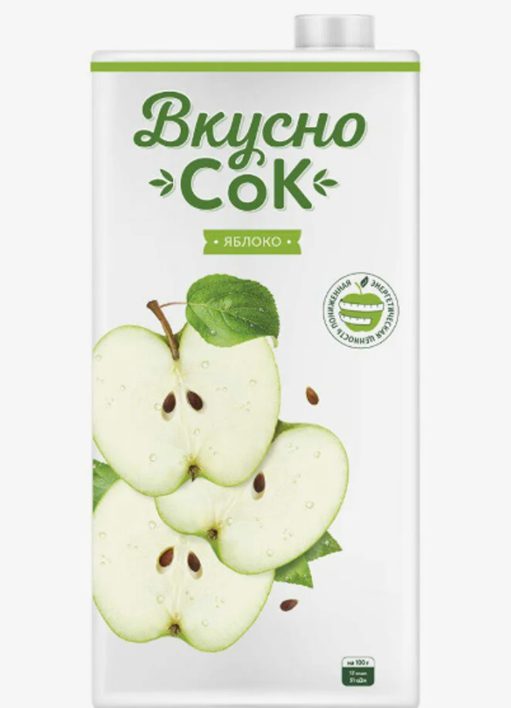 Сок «ВкусноСок» Яблоко 1л