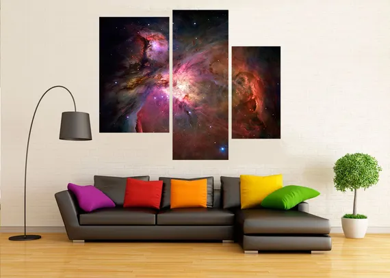 Модульная картина "Цвета космоса"