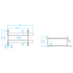 NORDBERG (4445J) Подъемник четырехстоечный, c траверсой, г/п 4.5 тонны, для слесарных работ