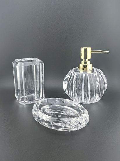 Мыльница овальная из акрила