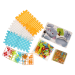 Конструктор развивающий с ответркой, коробка 021-1A