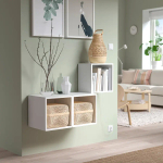 Комбинация навесных шкафов - EKET, 105x35x70 см, белый, ЭКЕТ ИКЕА