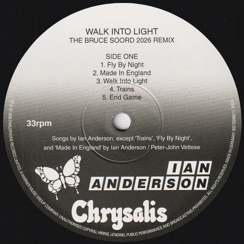 Ian Anderson / Walk Into Light (The Bruce Soord 2026 Remix)(LP)