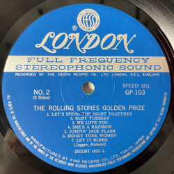 Винтажная виниловая пластинка LP Сборник The Rolling Stones Golden Prize (Japan 1970) (No Obi) Paint It, Black