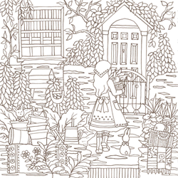World Heritage Travel Over Time. Coloring Book