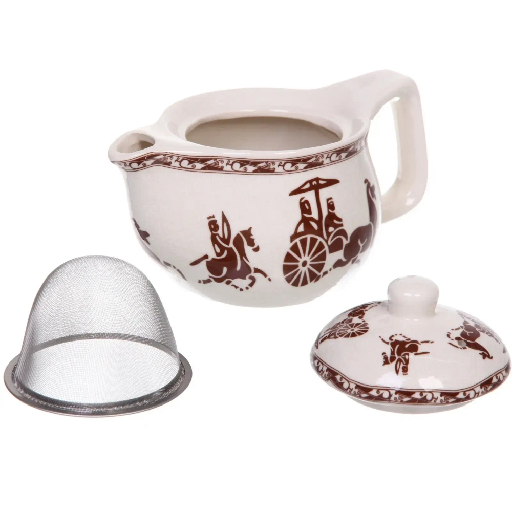 Чайник заварочный керамический 350мл с ситом «Японские мотивы»